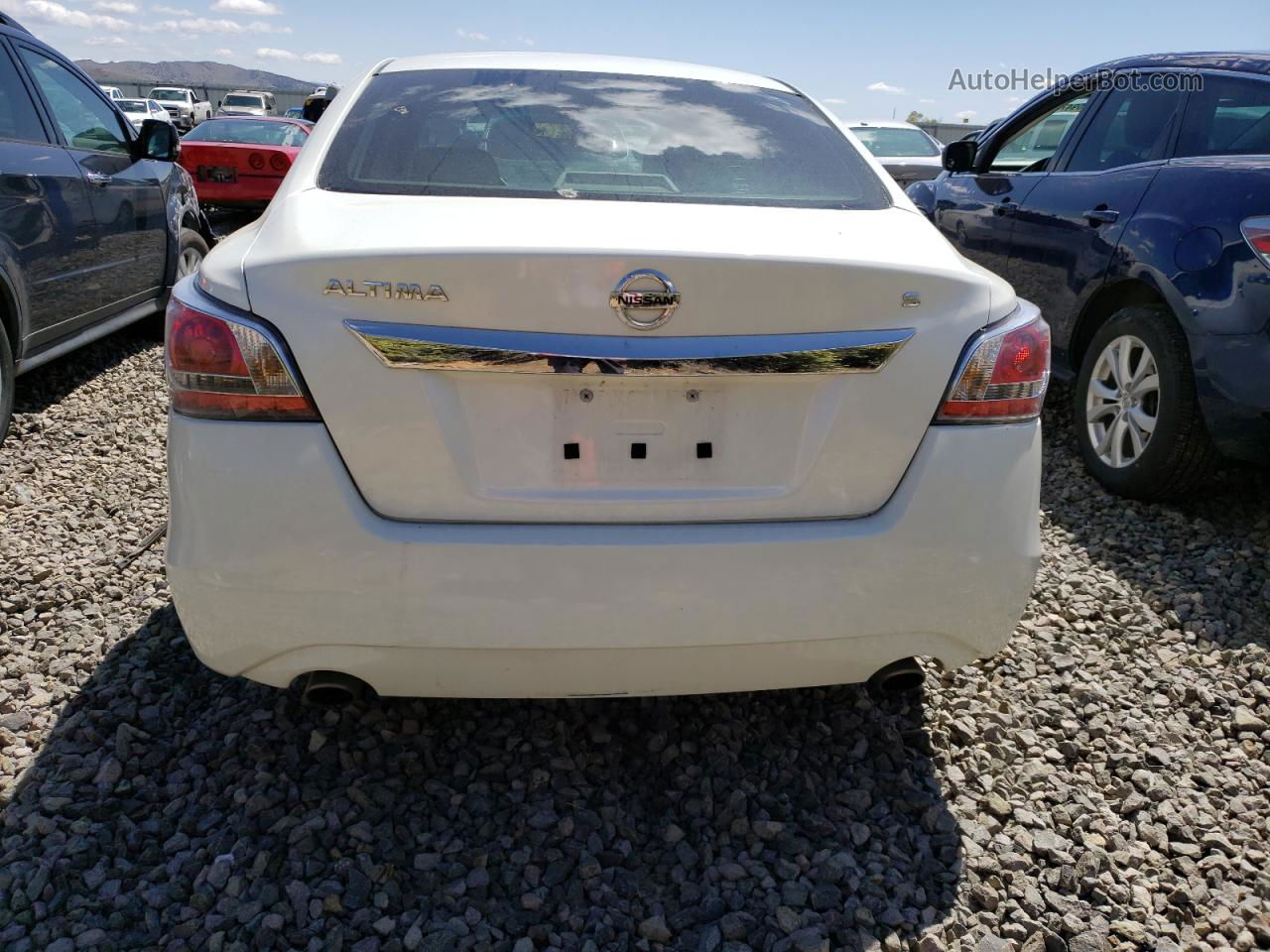 2015 Nissan Altima 2.5 White vin: 1N4AL3AP9FC293497