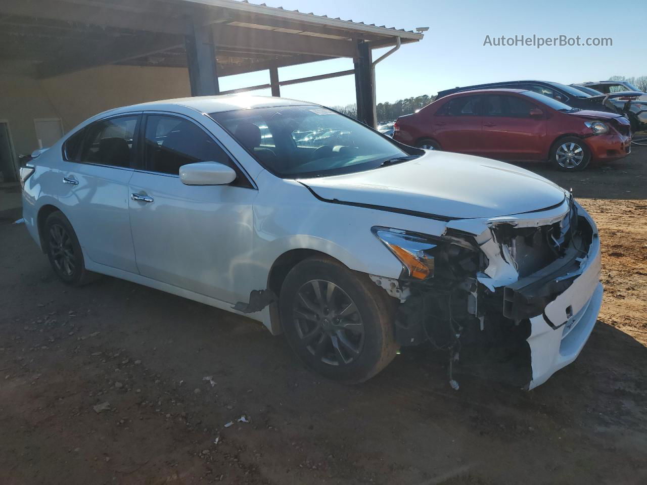 2015 Nissan Altima 2.5 White vin: 1N4AL3AP9FC569032