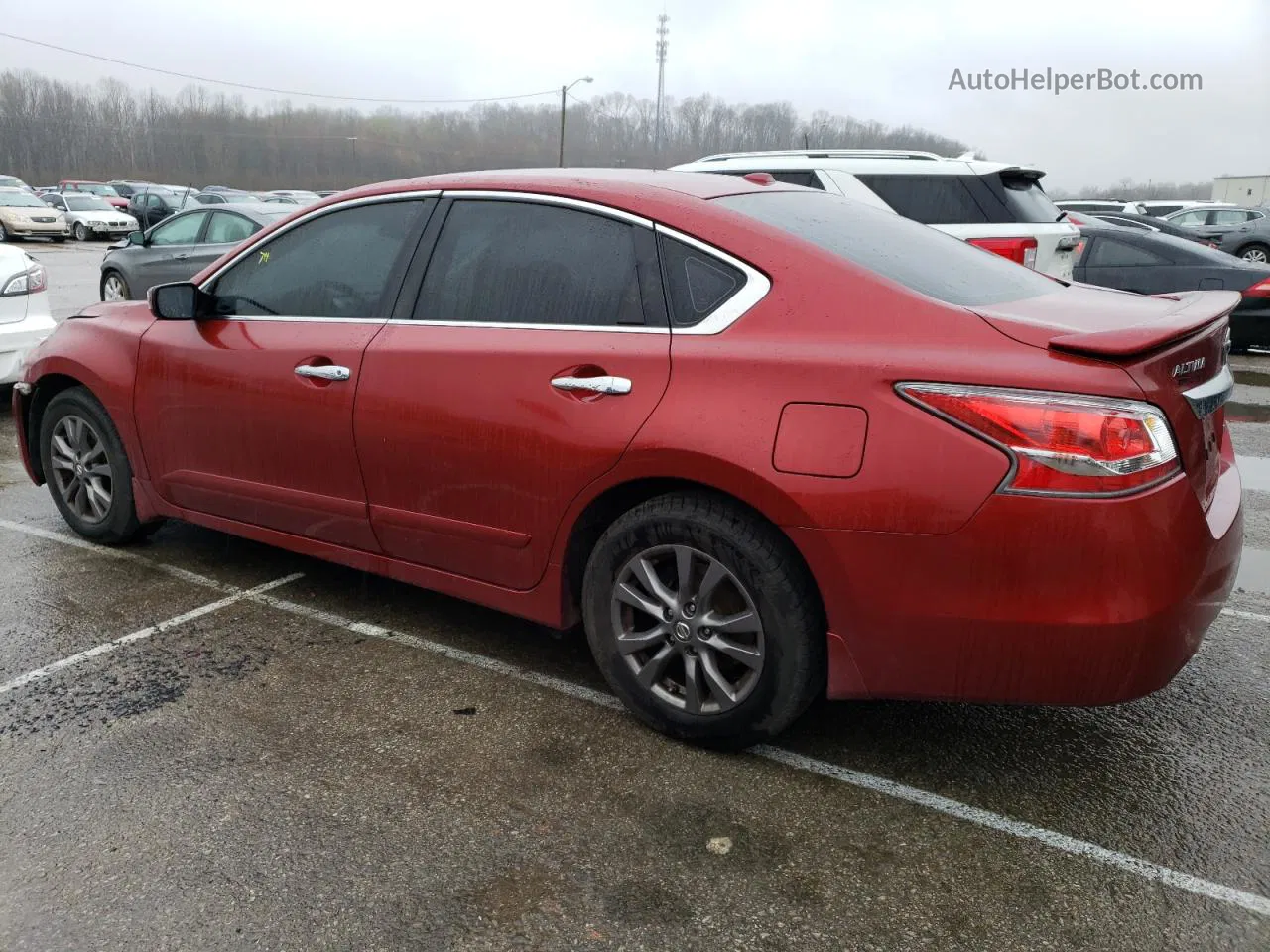 2015 Nissan Altima 2.5 Burgundy vin: 1N4AL3AP9FC591578