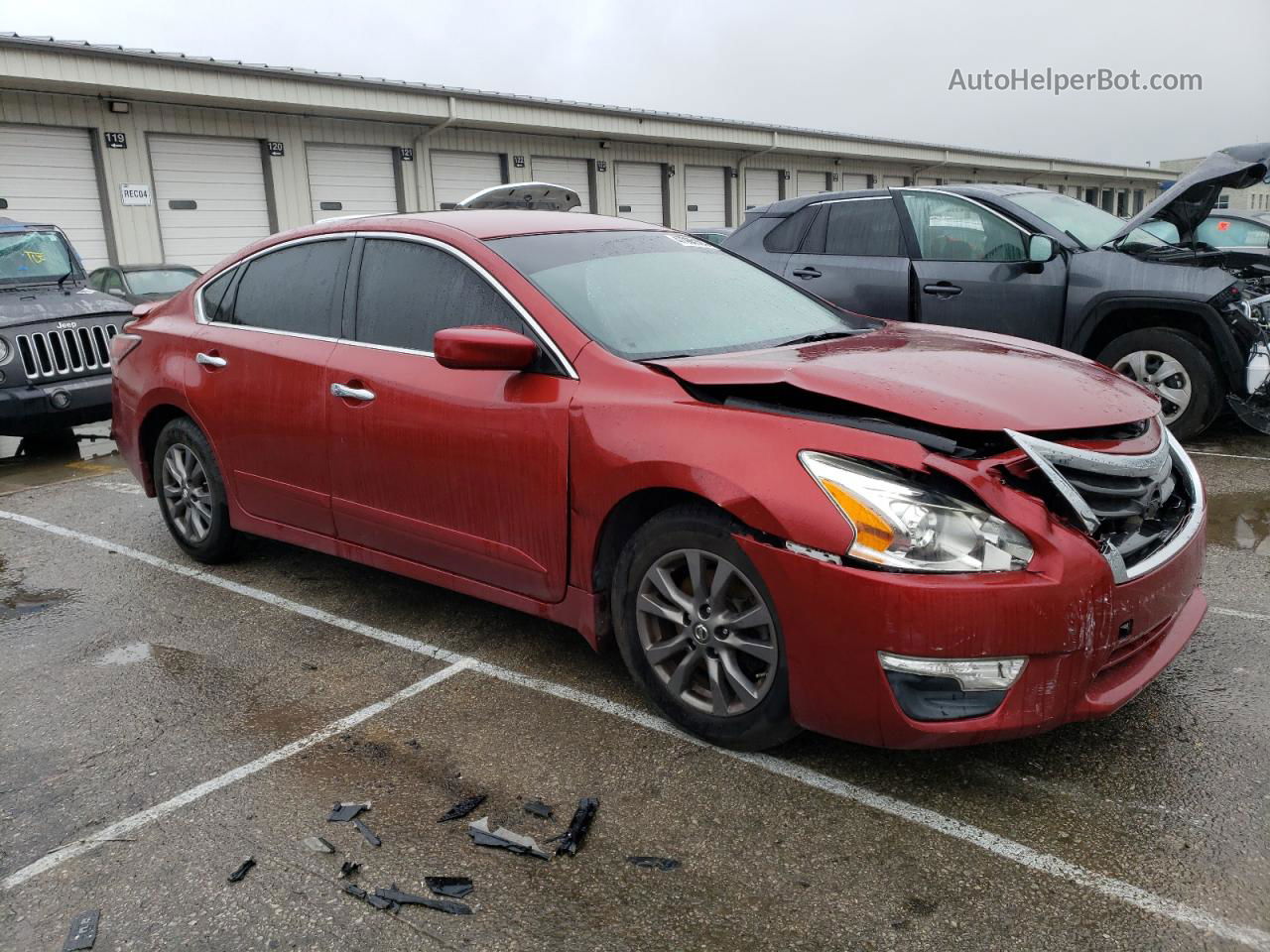 2015 Nissan Altima 2.5 Burgundy vin: 1N4AL3AP9FC591578