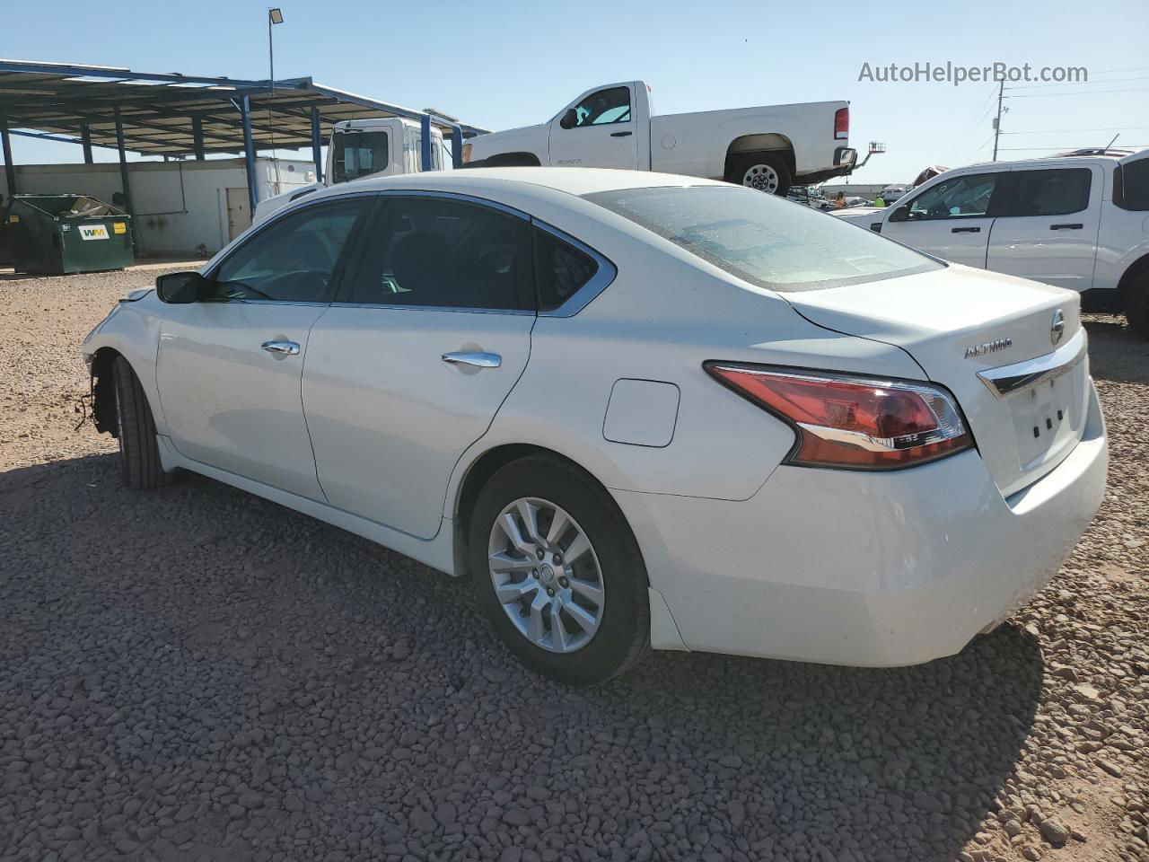 2015 Nissan Altima 2.5 White vin: 1N4AL3AP9FN303708