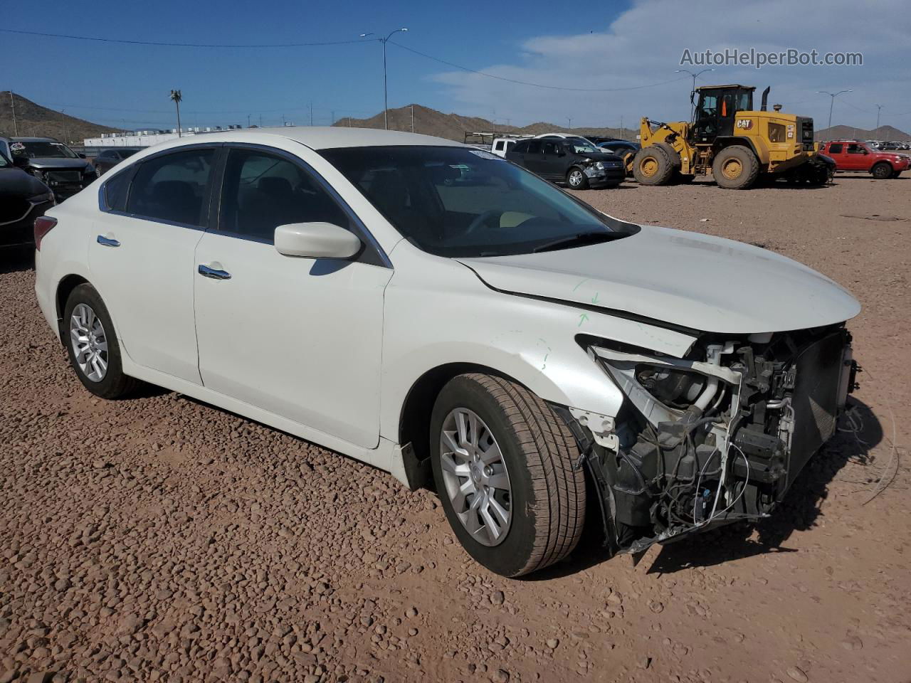 2015 Nissan Altima 2.5 White vin: 1N4AL3AP9FN303708