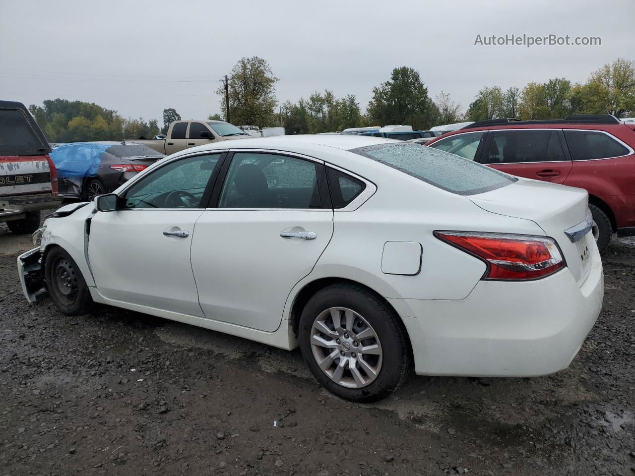 2015 Nissan Altima 2.5 White vin: 1N4AL3AP9FN309587