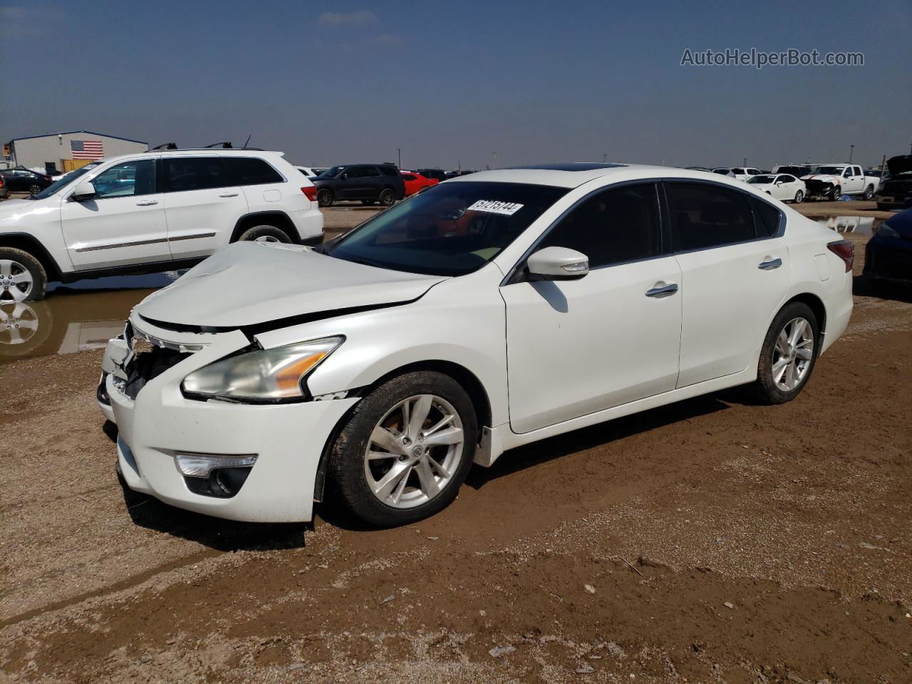 2015 Nissan Altima 2.5 White vin: 1N4AL3AP9FN357624