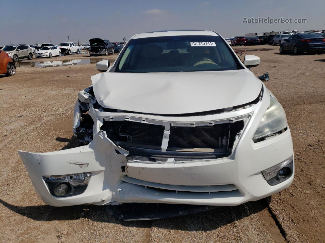 2015 Nissan Altima 2.5 White vin: 1N4AL3AP9FN357624