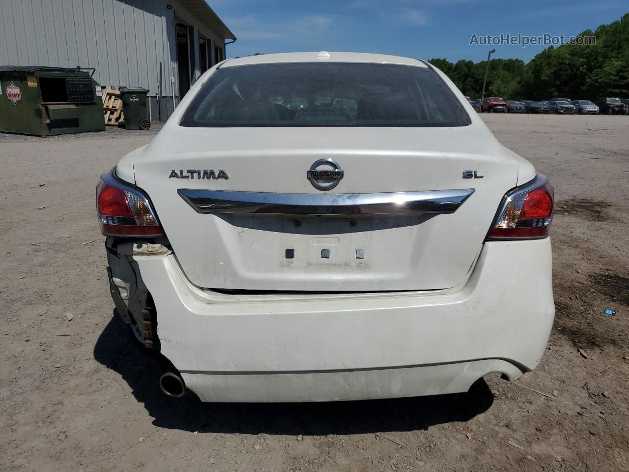 2015 Nissan Altima 2.5 White vin: 1N4AL3AP9FN361740