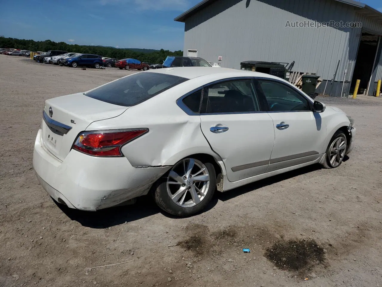 2015 Nissan Altima 2.5 White vin: 1N4AL3AP9FN361740