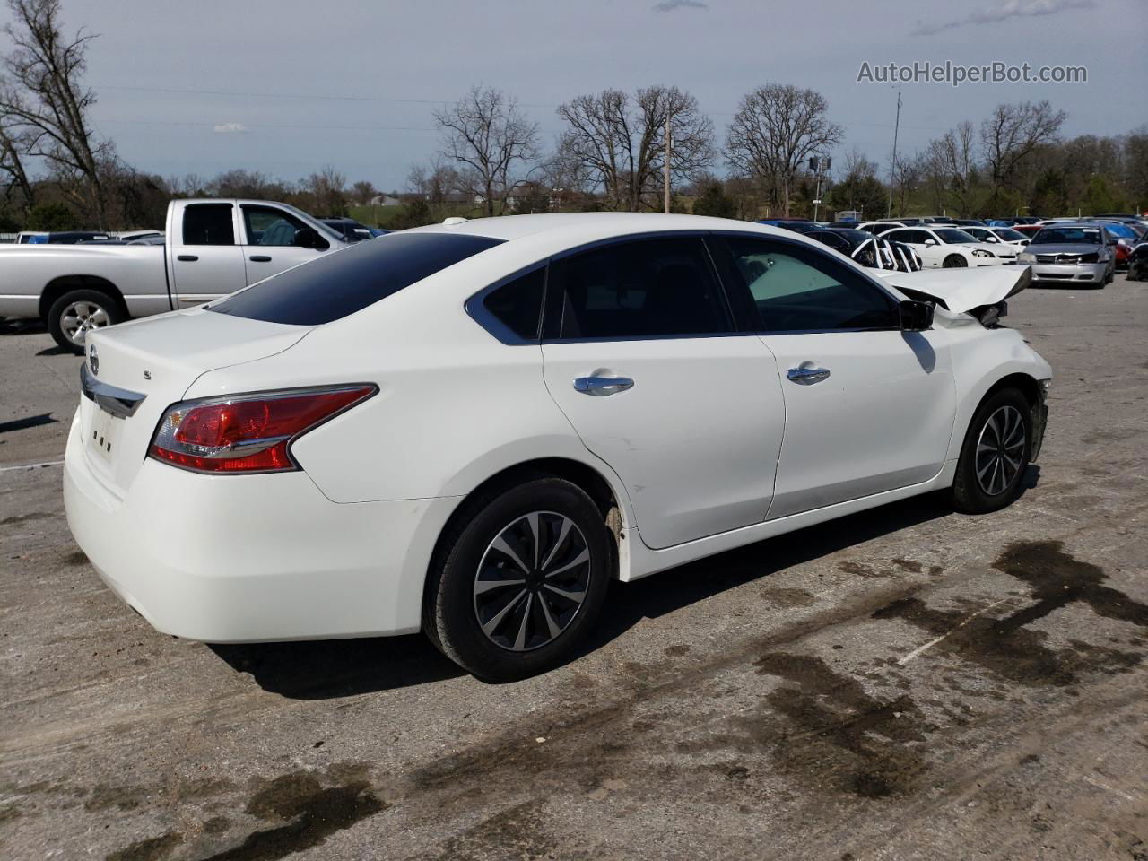 2015 Nissan Altima 2.5 White vin: 1N4AL3AP9FN387559