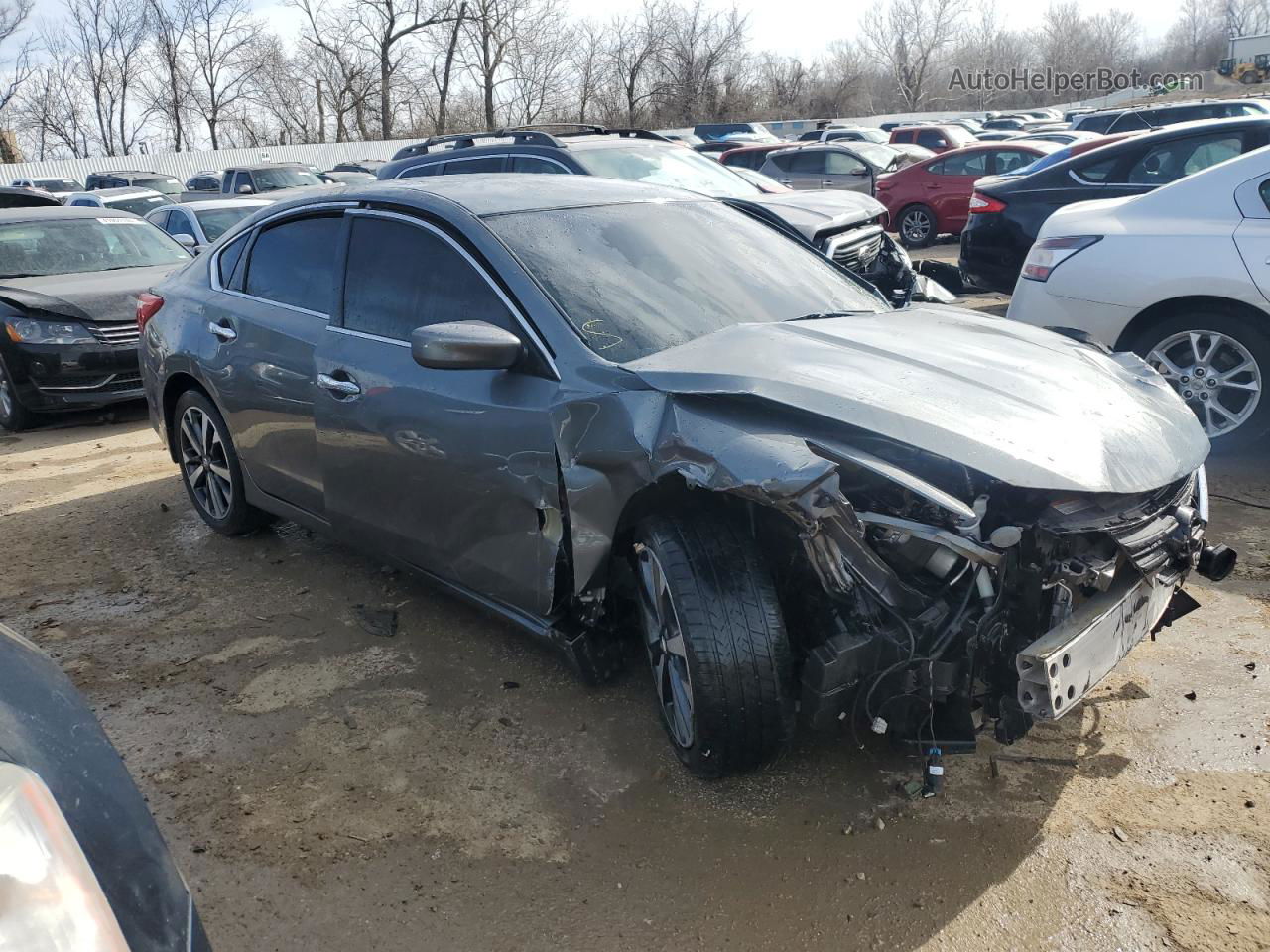 2016 Nissan Altima 2.5 Серый vin: 1N4AL3AP9GC274501