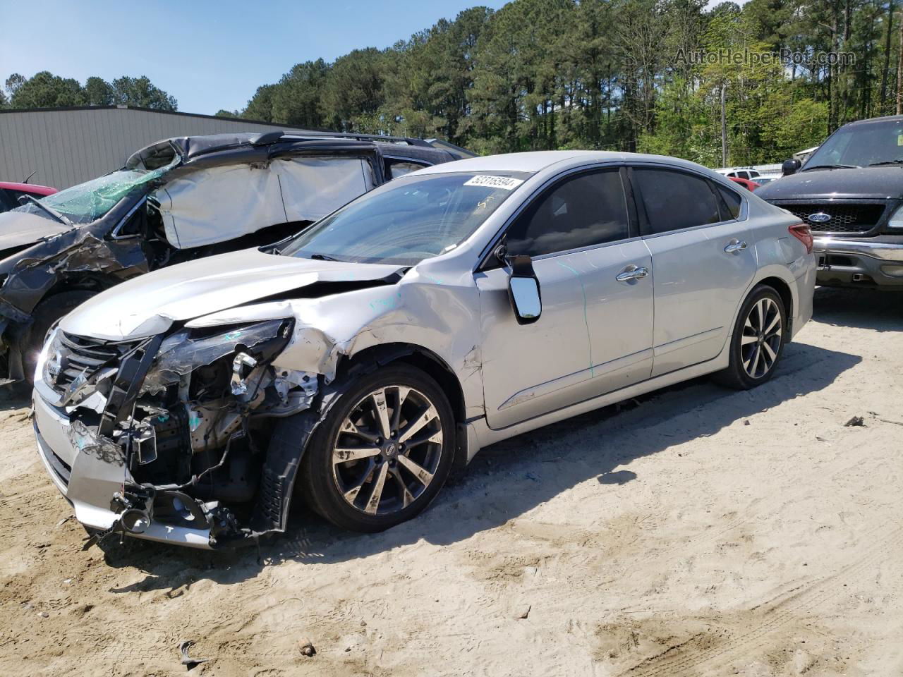 2017 Nissan Altima 2.5 Silver vin: 1N4AL3AP9HC129170