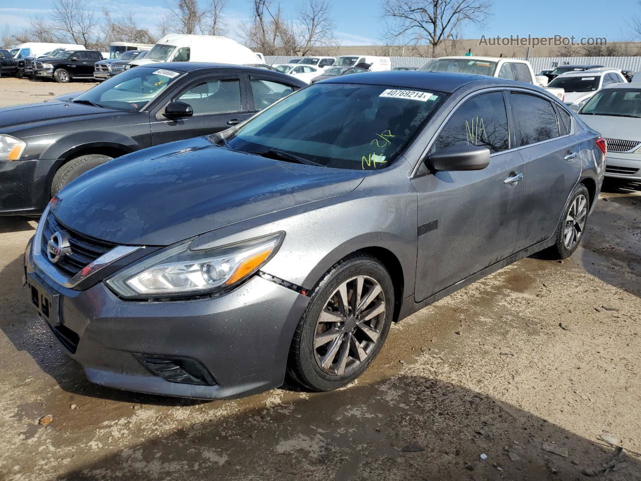 2017 Nissan Altima 2.5 Gray vin: 1N4AL3AP9HC188638