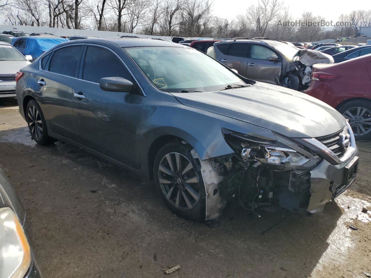 2017 Nissan Altima 2.5 Серый vin: 1N4AL3AP9HC188638