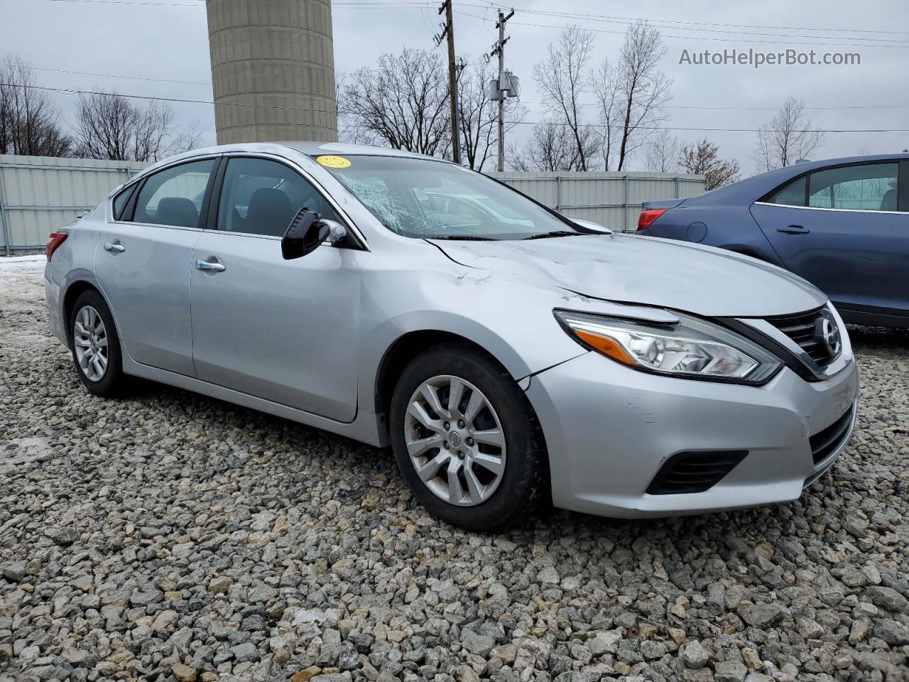 2017 Nissan Altima 2.5 Silver vin: 1N4AL3AP9HC256307