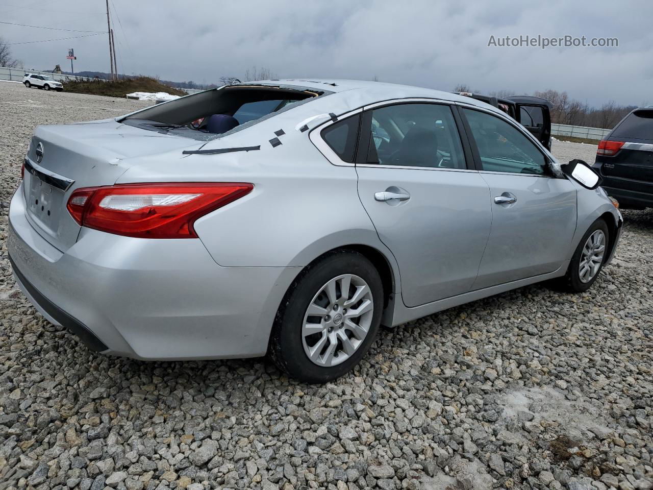 2017 Nissan Altima 2.5 Silver vin: 1N4AL3AP9HC256307