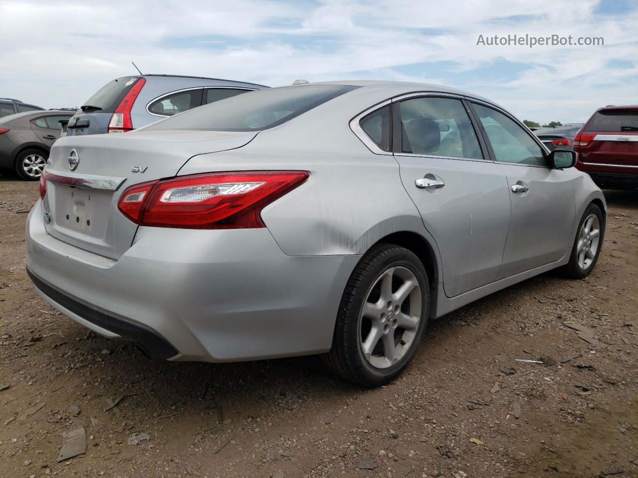 2017 Nissan Altima 2.5 Silver vin: 1N4AL3AP9HC257229