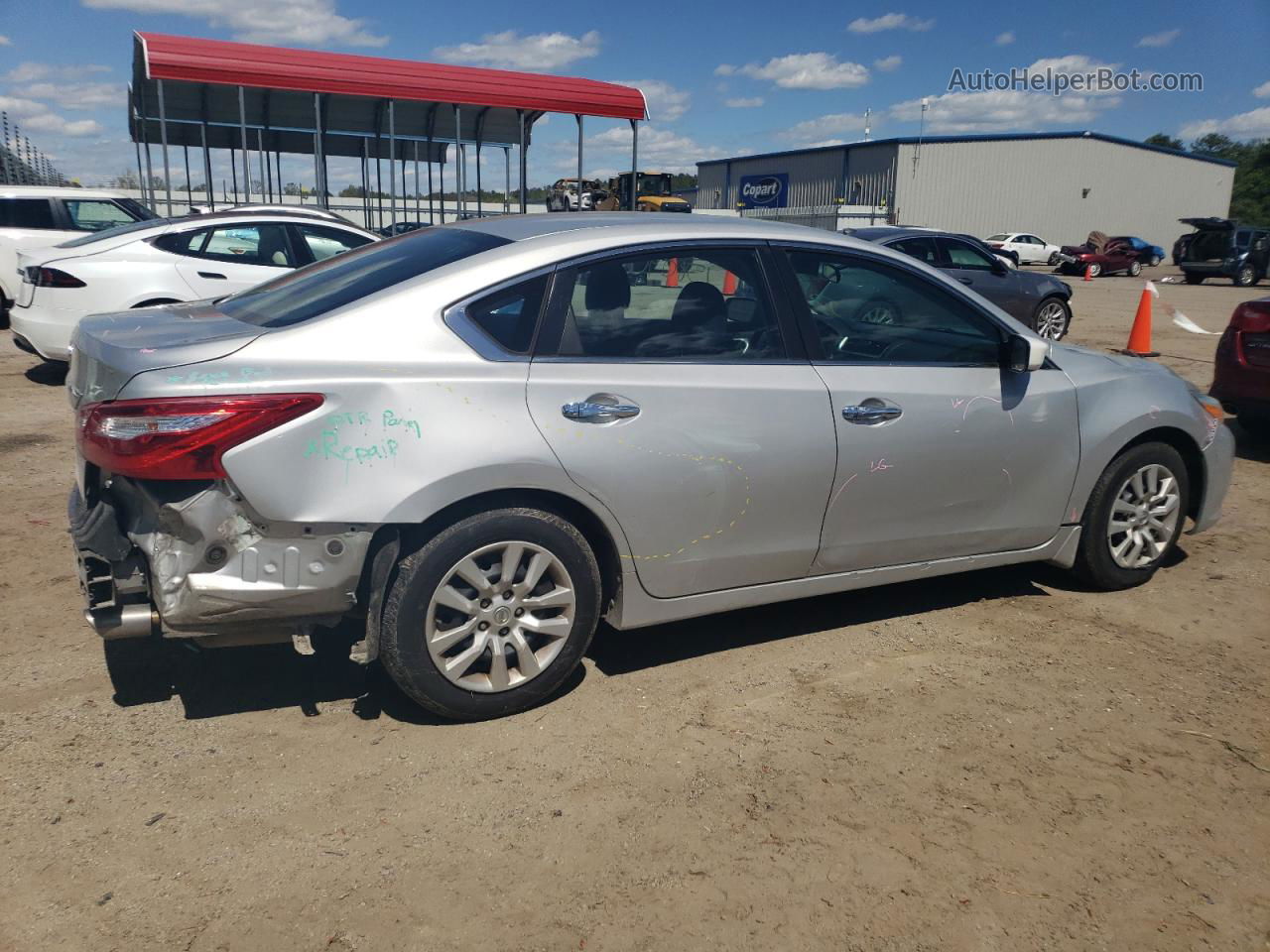 2017 Nissan Altima 2.5 Silver vin: 1N4AL3AP9HC261460