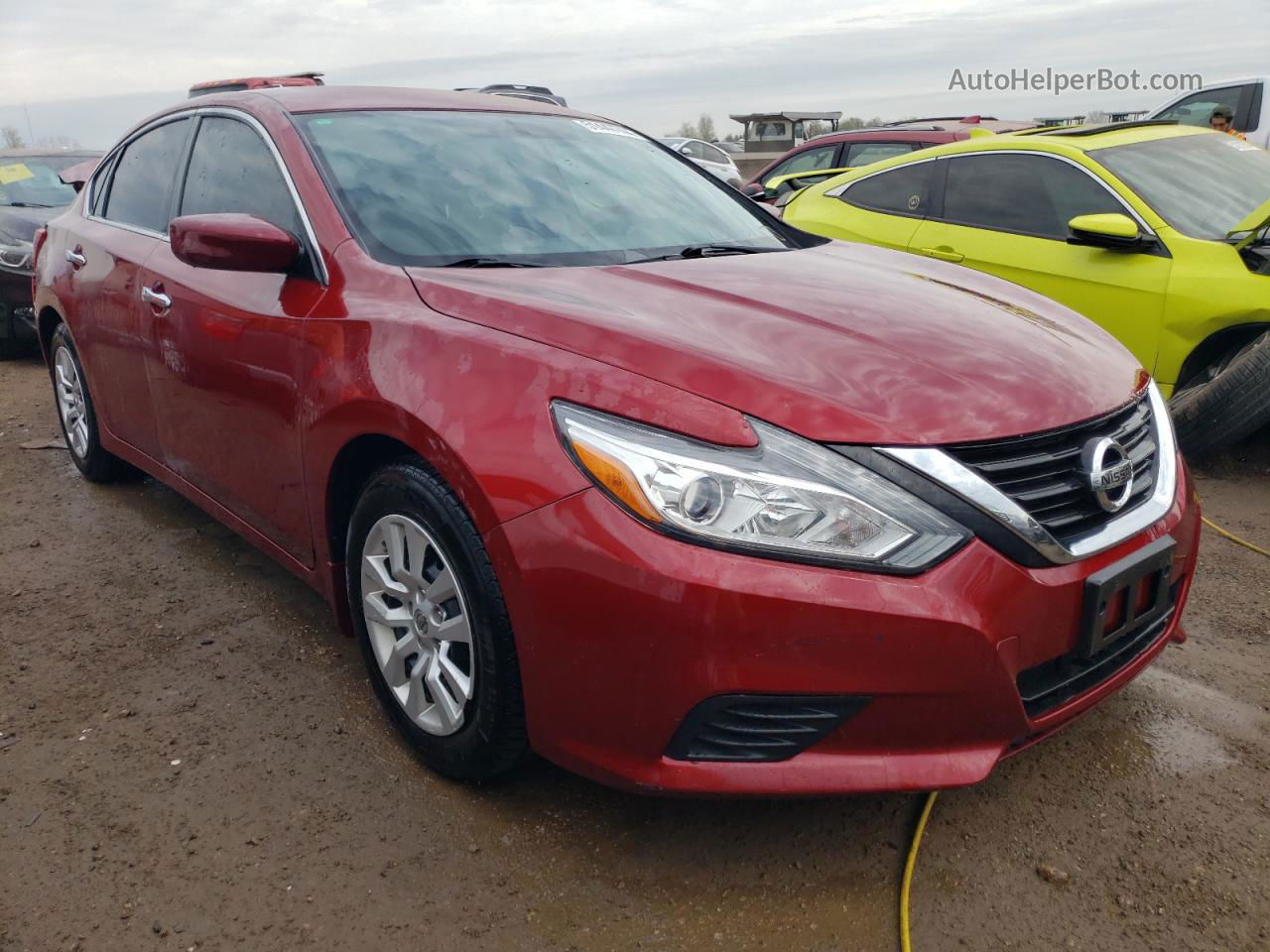 2017 Nissan Altima 2.5 Red vin: 1N4AL3AP9HC271650