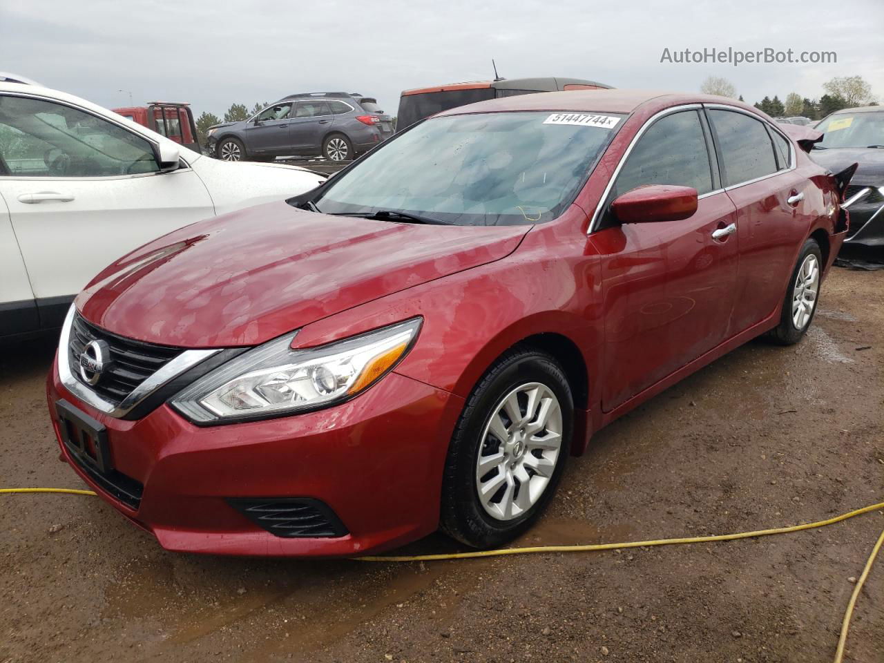 2017 Nissan Altima 2.5 Красный vin: 1N4AL3AP9HC271650