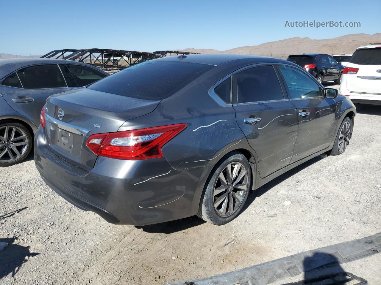 2017 Nissan Altima 2.5 Gray vin: 1N4AL3AP9HC288156