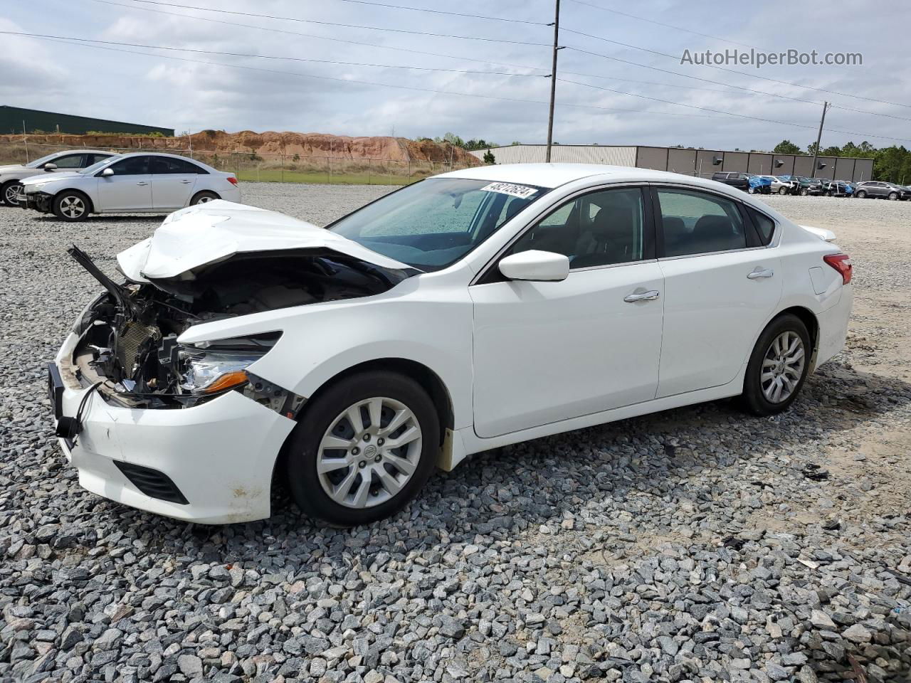 2017 Nissan Altima 2.5 White vin: 1N4AL3AP9HN310029