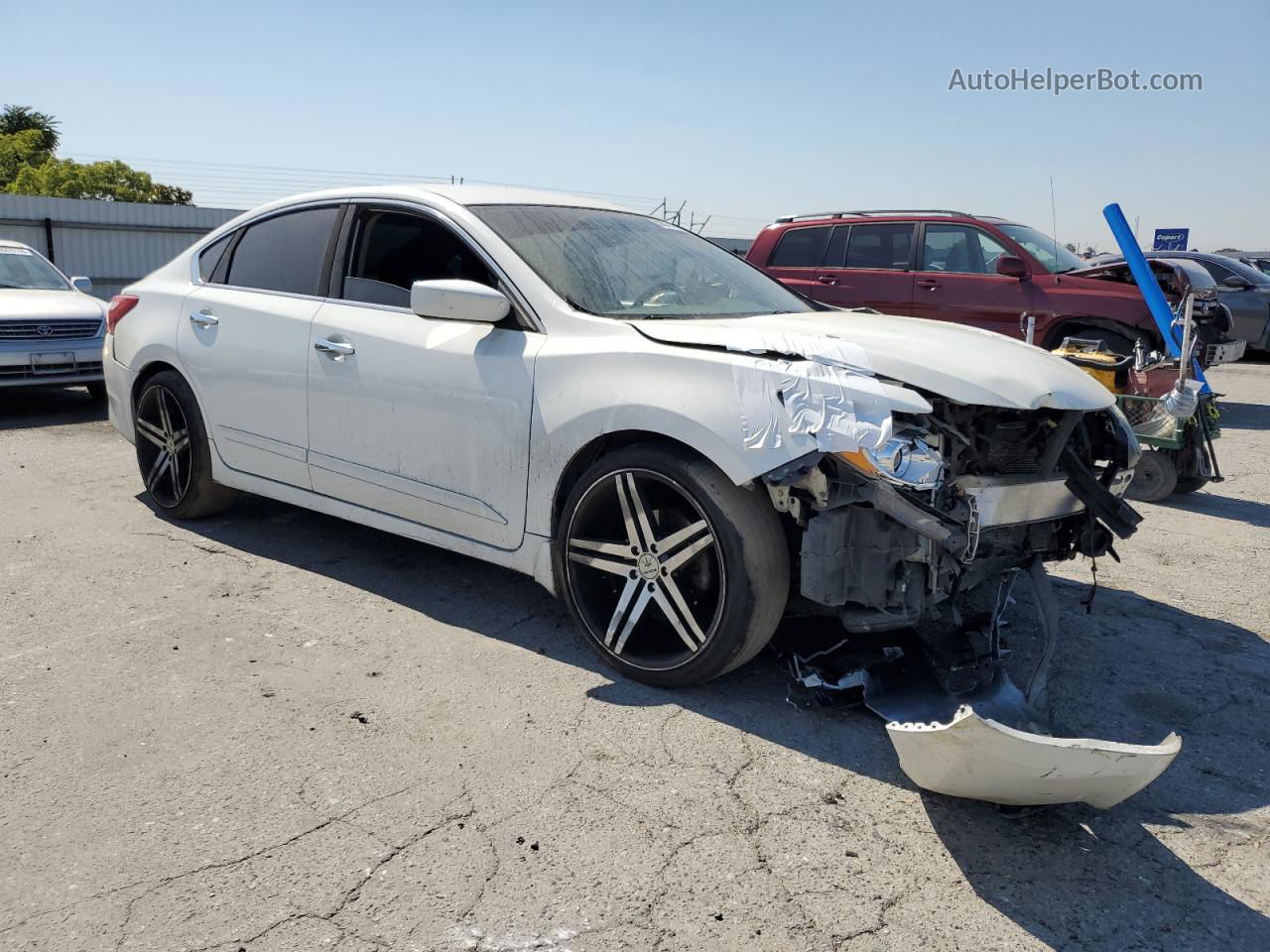 2017 Nissan Altima 2.5 White vin: 1N4AL3AP9HN310080