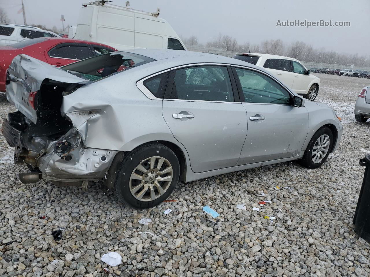 2017 Nissan Altima 2.5 Silver vin: 1N4AL3AP9HN350238