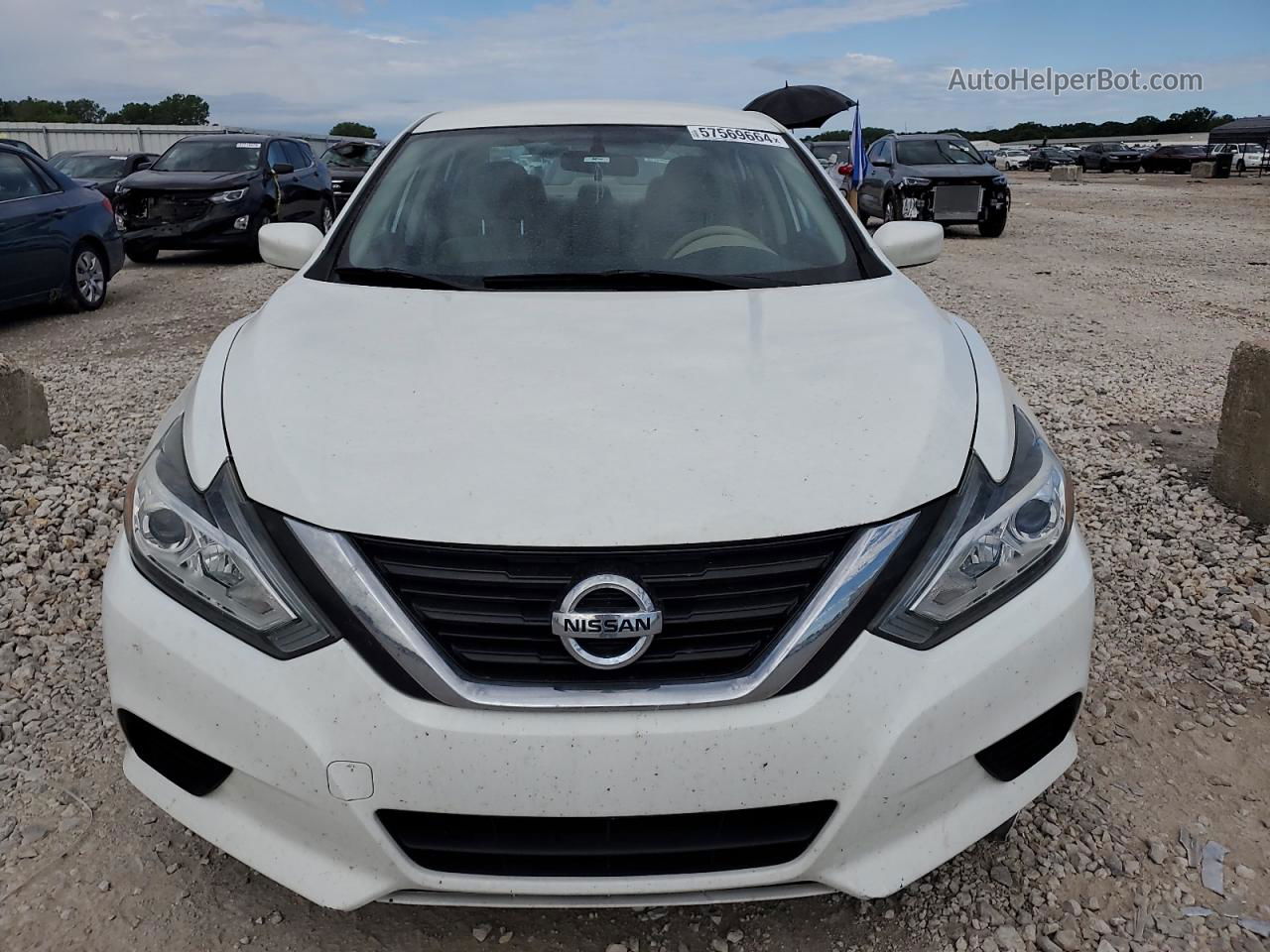 2017 Nissan Altima 2.5 Белый vin: 1N4AL3AP9HN351793