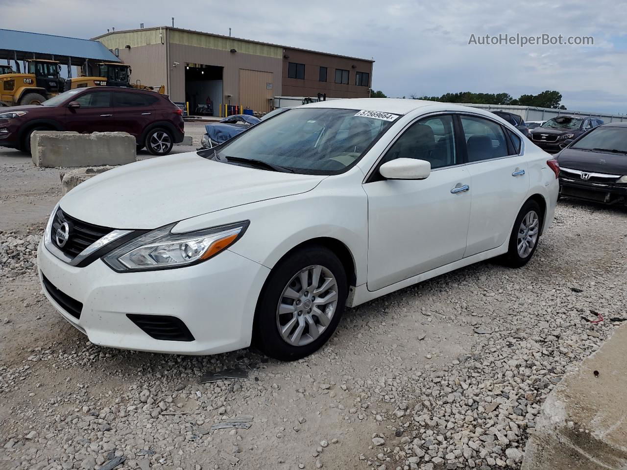 2017 Nissan Altima 2.5 White vin: 1N4AL3AP9HN351793