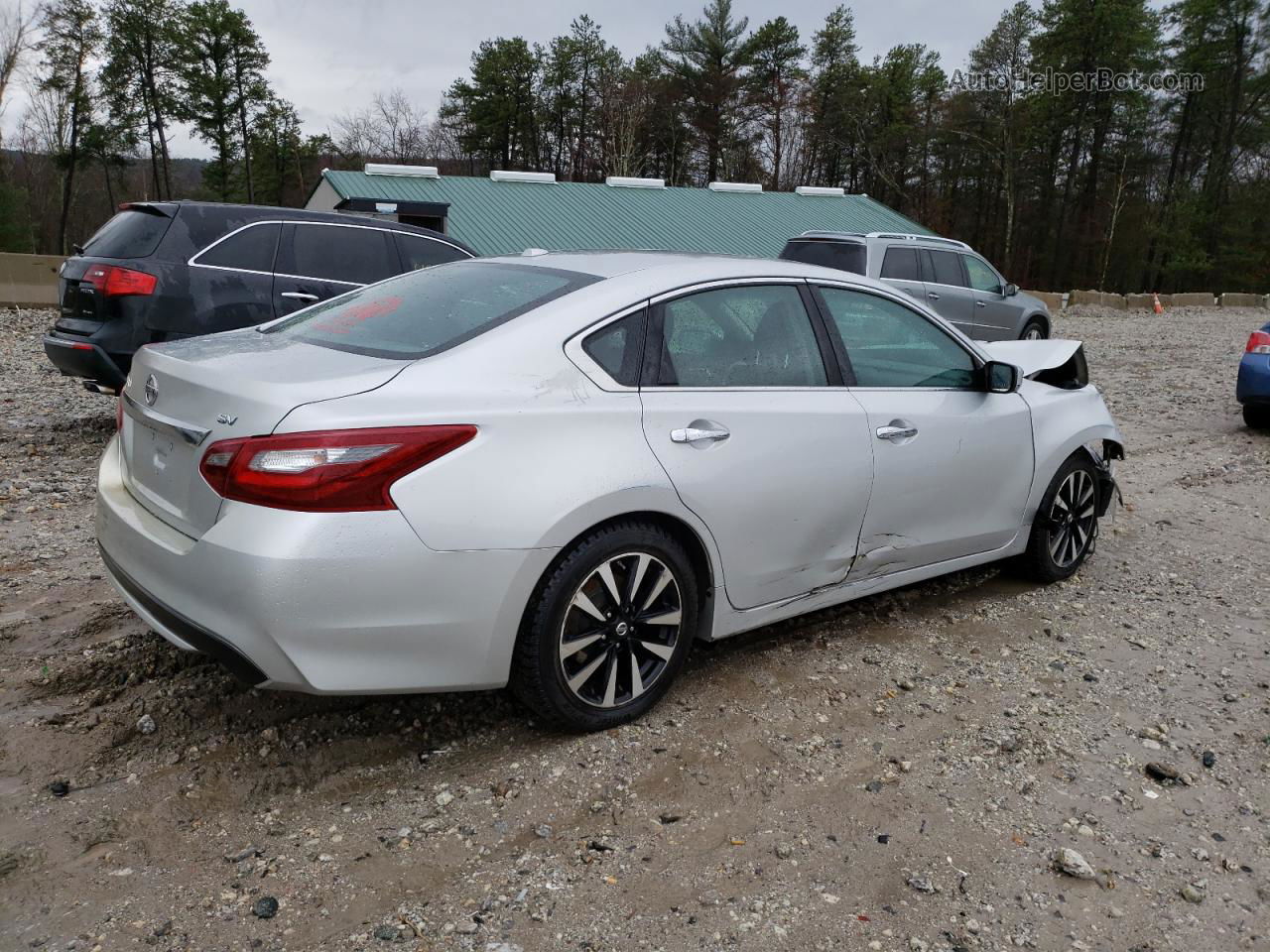 2018 Nissan Altima 2.5 Silver vin: 1N4AL3AP9JC117042