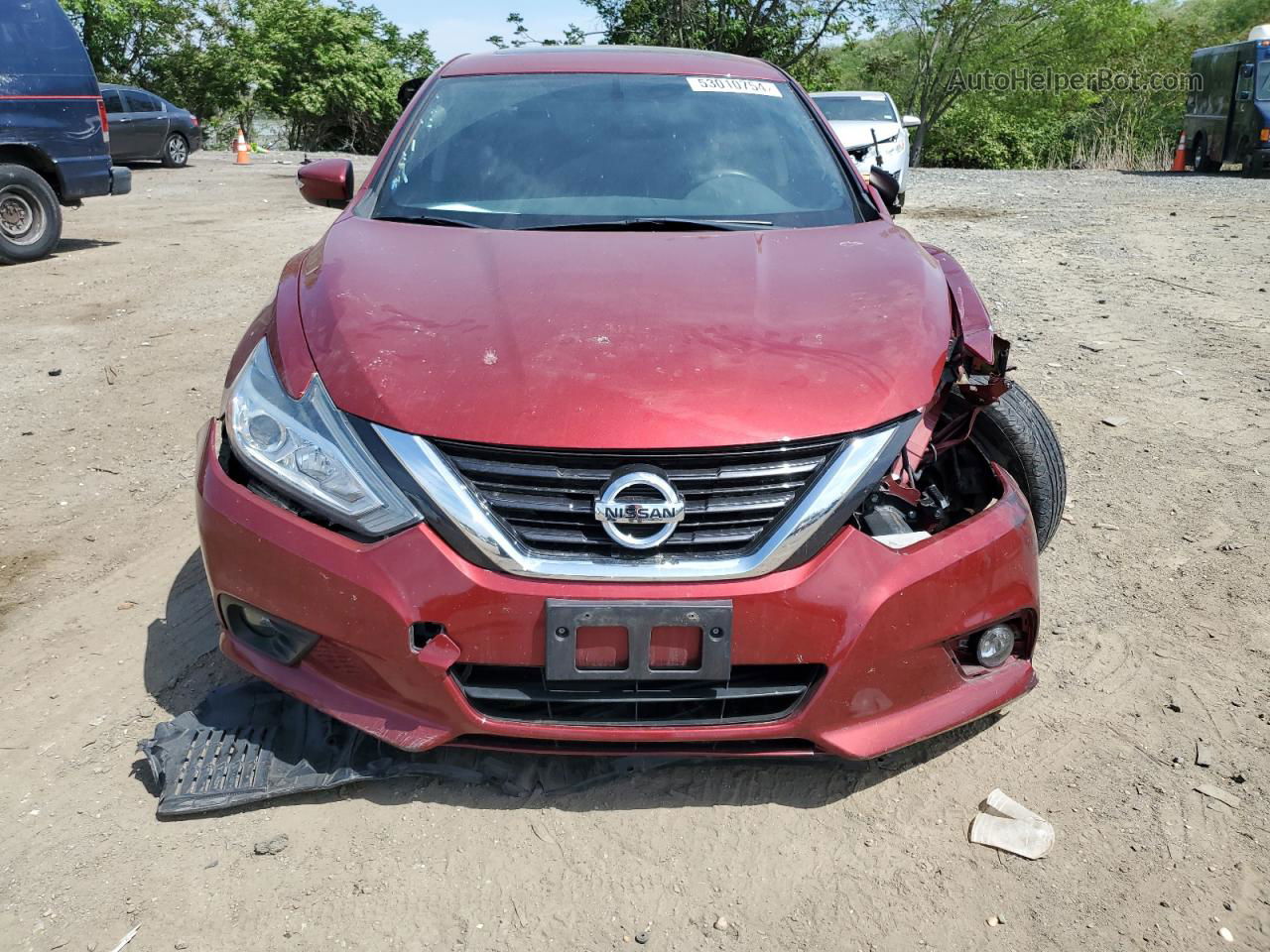 2018 Nissan Altima 2.5 Red vin: 1N4AL3AP9JC149151