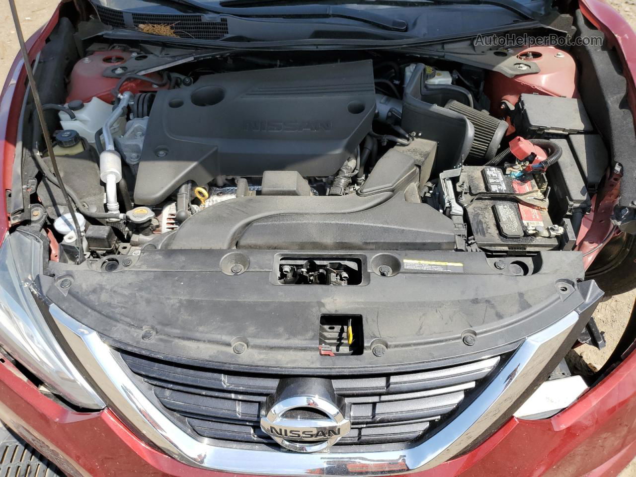 2018 Nissan Altima 2.5 Red vin: 1N4AL3AP9JC149151