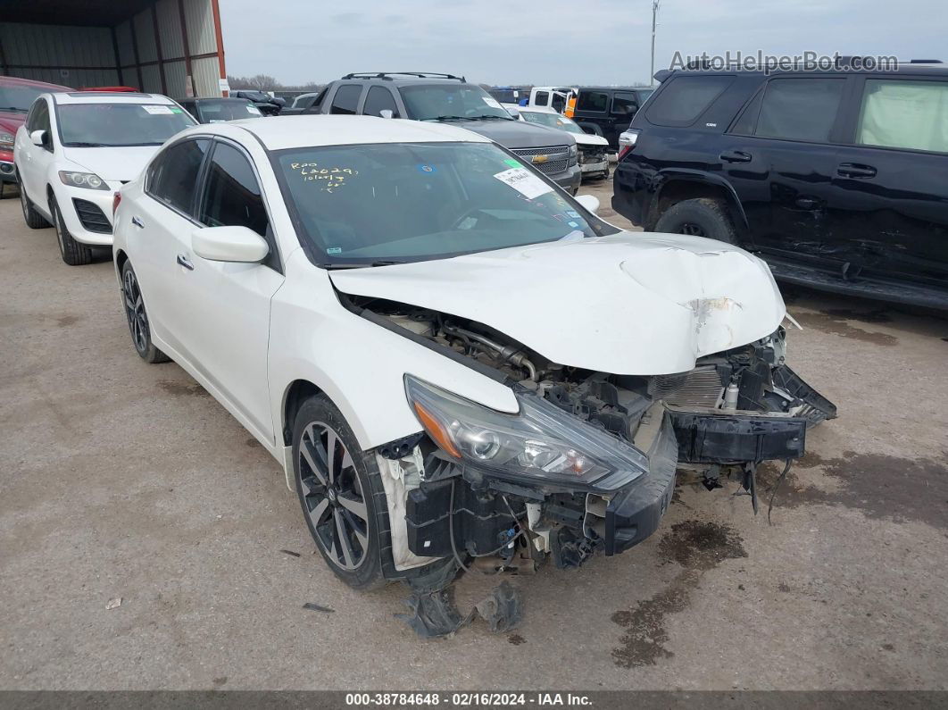 2018 Nissan Altima 2.5 Sr White vin: 1N4AL3AP9JC154012