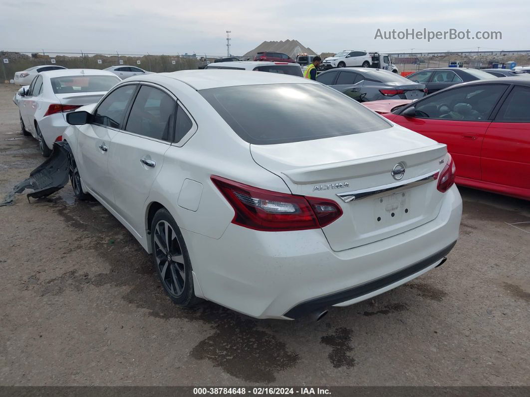 2018 Nissan Altima 2.5 Sr White vin: 1N4AL3AP9JC154012