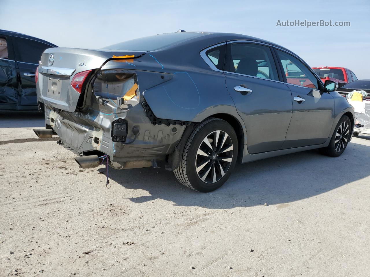 2018 Nissan Altima 2.5 Серый vin: 1N4AL3AP9JC175832