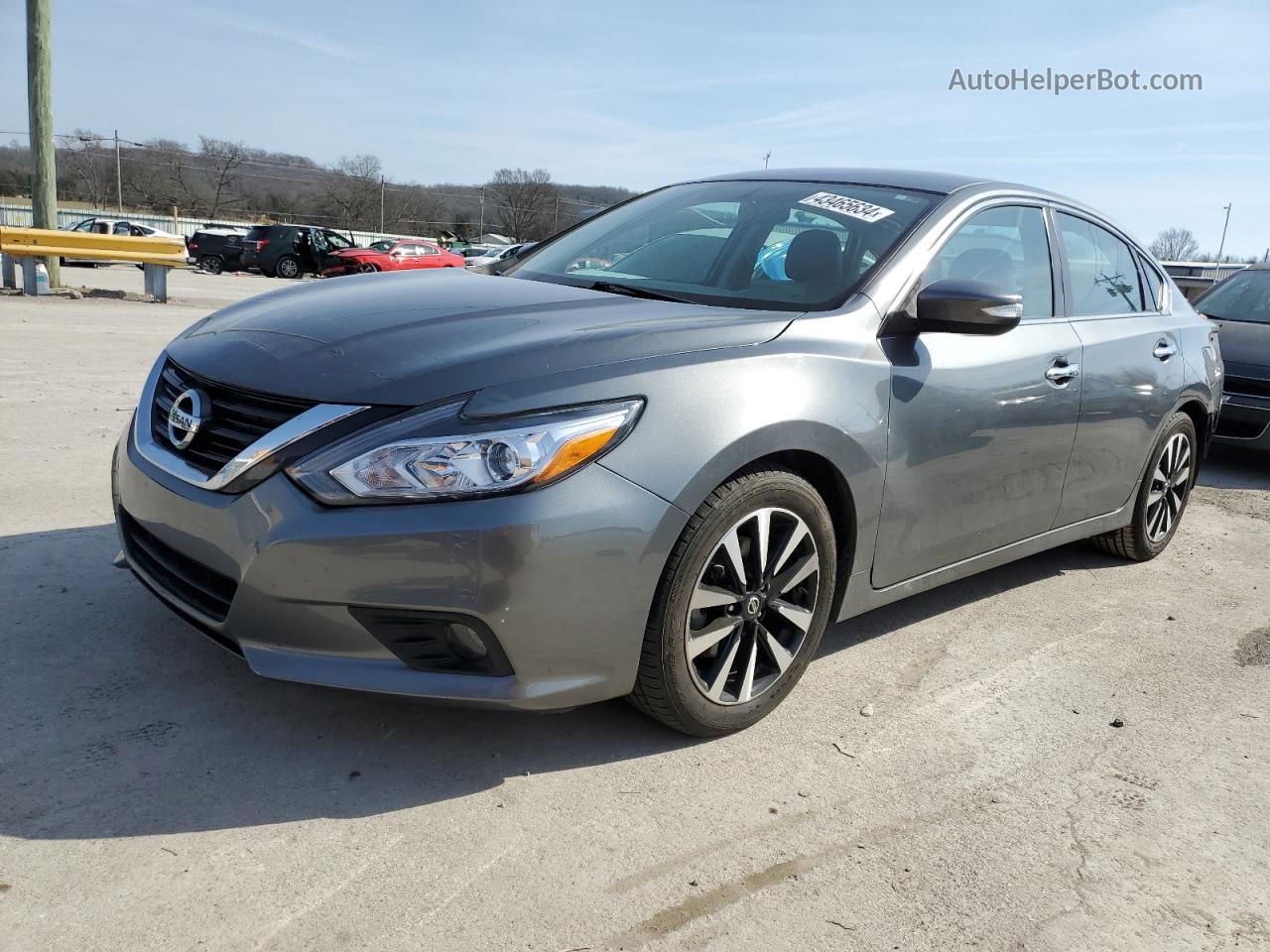 2018 Nissan Altima 2.5 Серый vin: 1N4AL3AP9JC175832