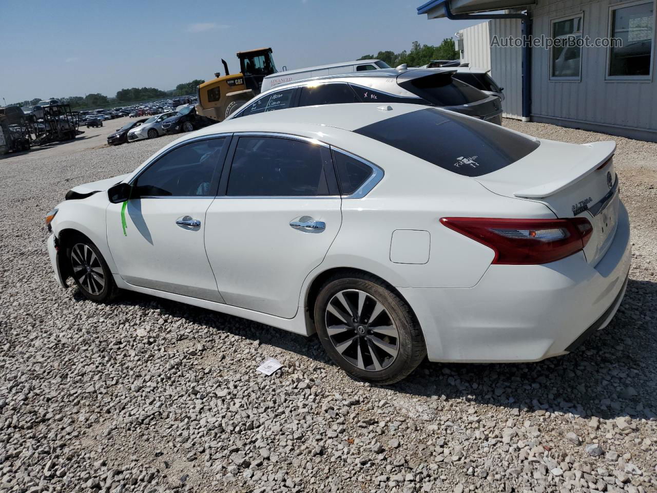 2018 Nissan Altima 2.5 White vin: 1N4AL3AP9JC186796