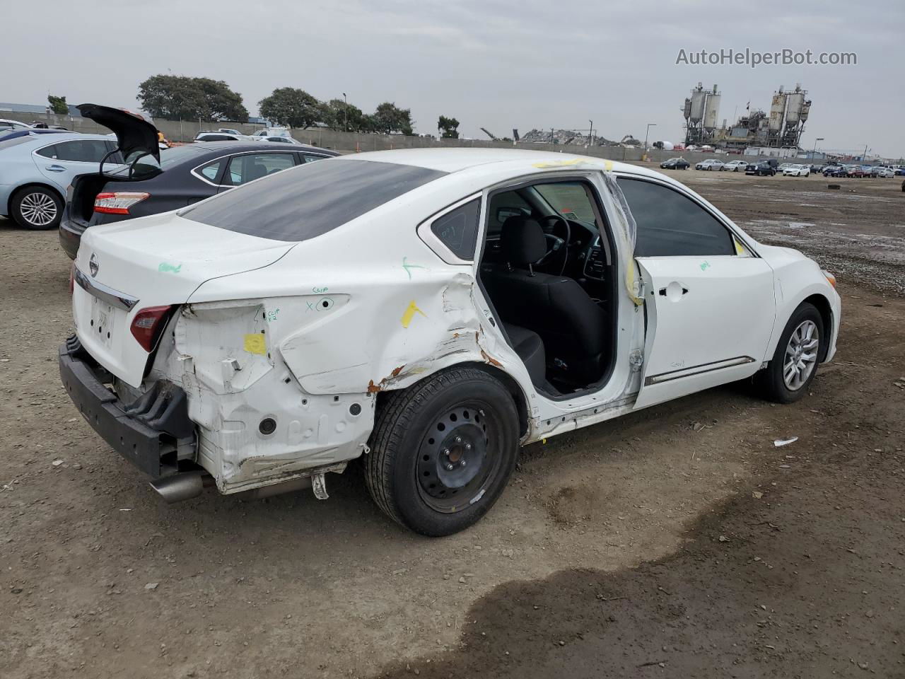 2018 Nissan Altima 2.5 White vin: 1N4AL3AP9JC205458