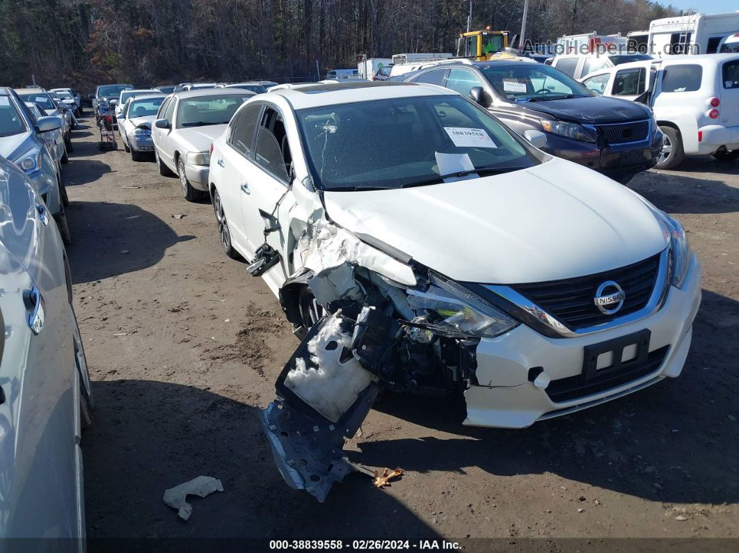 2018 Nissan Altima 2.5 Sv White vin: 1N4AL3AP9JC222535