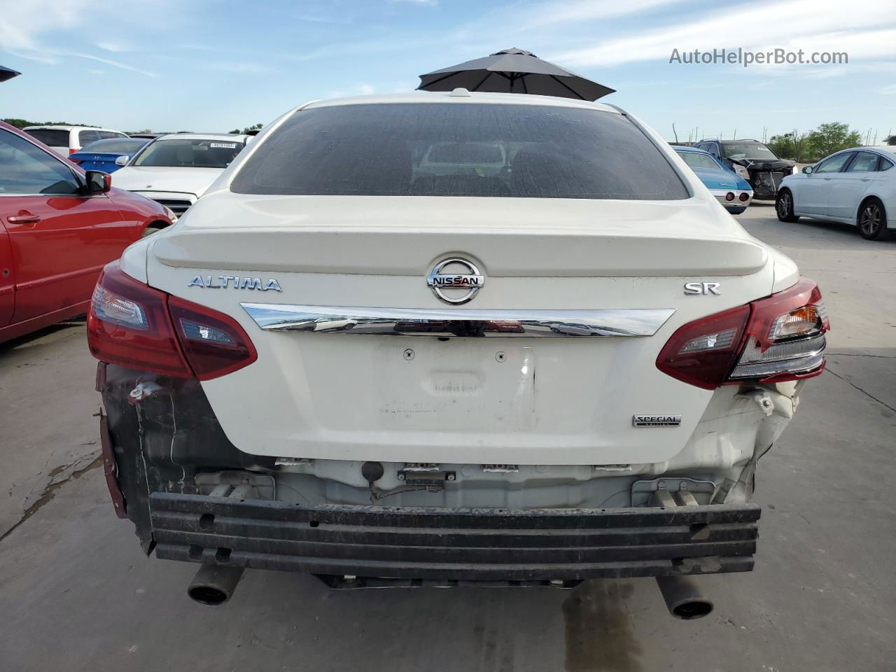 2018 Nissan Altima 2.5 White vin: 1N4AL3AP9JC254756