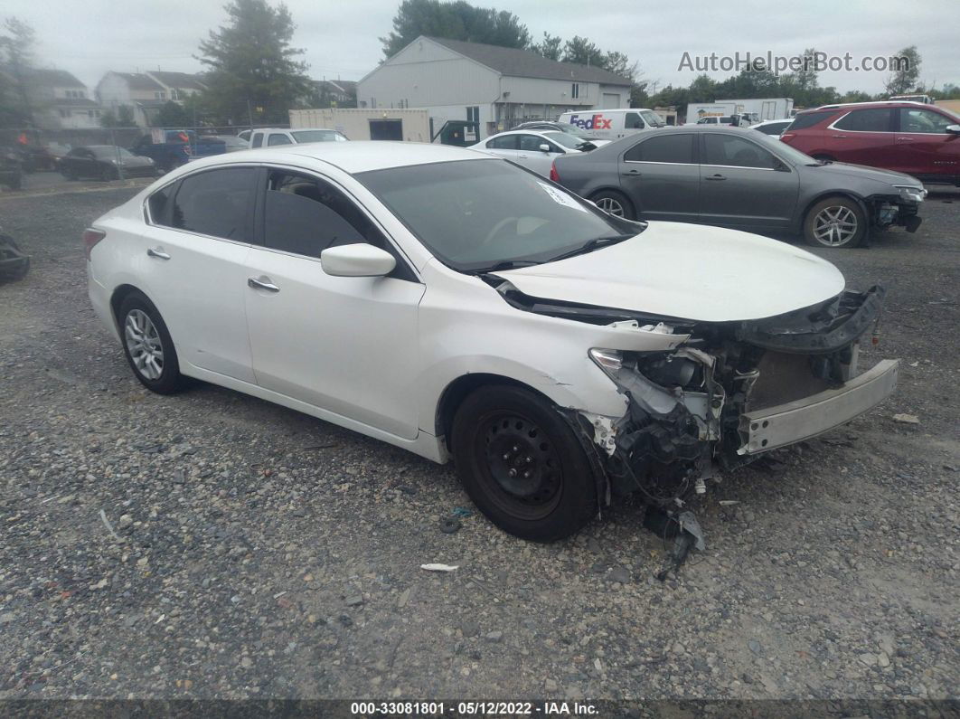 2014 Nissan Altima 2.5 S White vin: 1N4AL3APXEC121042