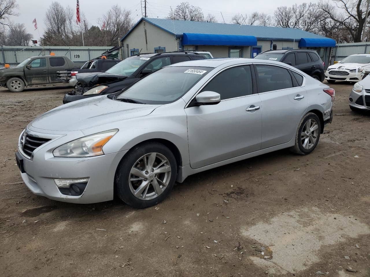 2014 Nissan Altima 2.5 Silver vin: 1N4AL3APXEC173058