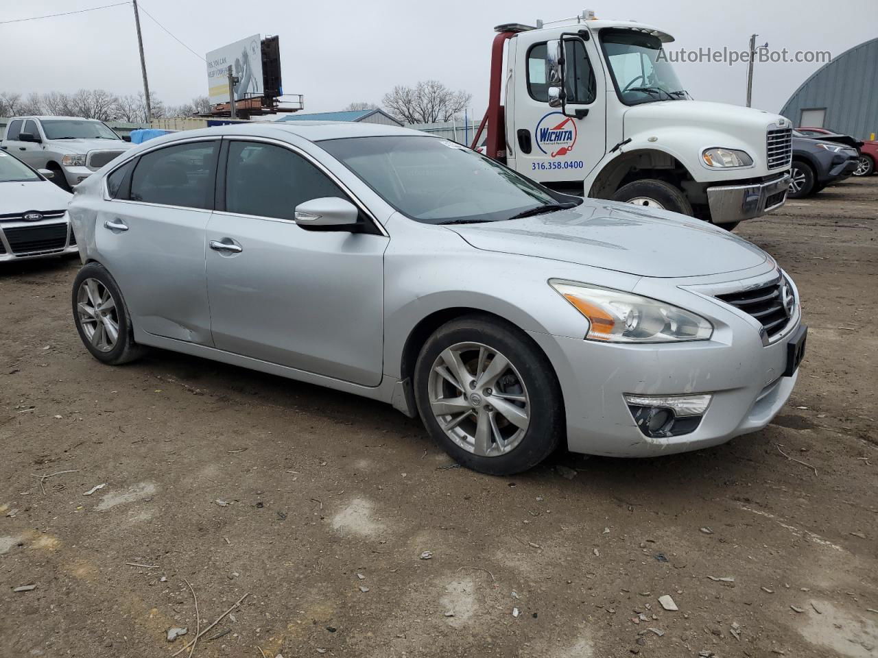 2014 Nissan Altima 2.5 Silver vin: 1N4AL3APXEC173058