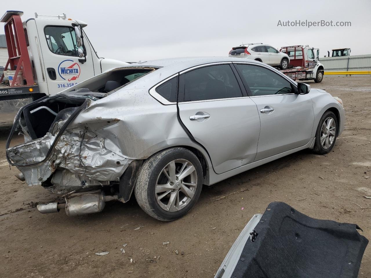 2014 Nissan Altima 2.5 Silver vin: 1N4AL3APXEC173058