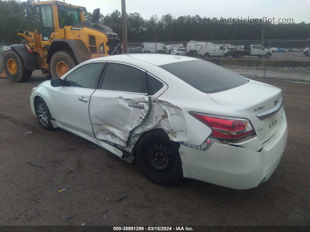 2014 Nissan Altima 2.5 S White vin: 1N4AL3APXEC183993