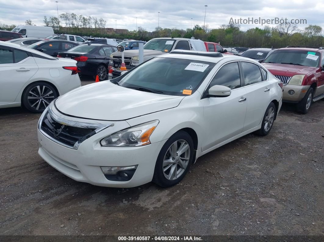 2014 Nissan Altima 2.5 Sl White vin: 1N4AL3APXEC325890