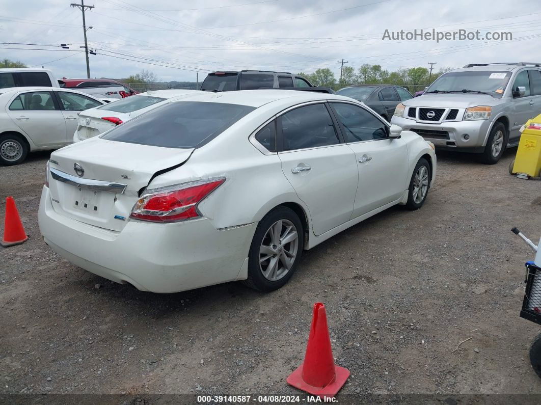 2014 Nissan Altima 2.5 Sl White vin: 1N4AL3APXEC325890