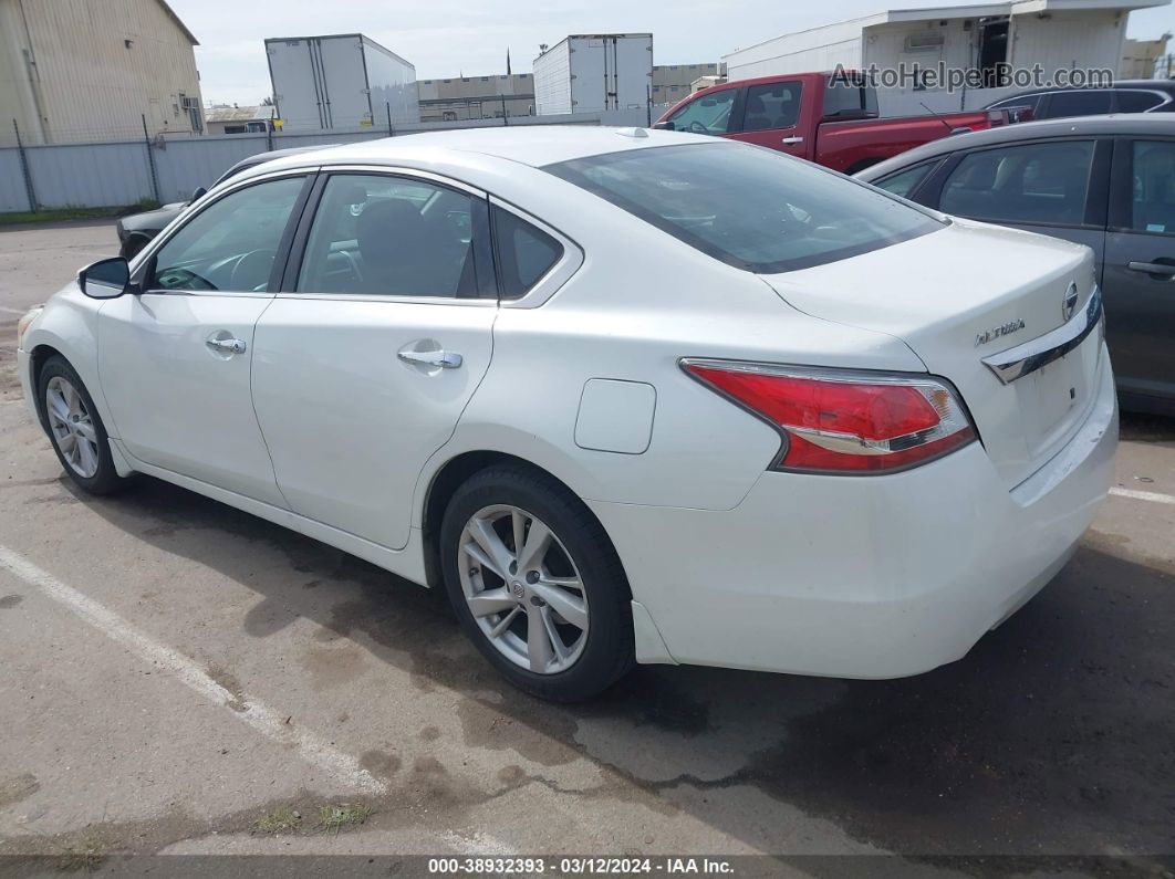 2015 Nissan Altima 2.5 Sl White vin: 1N4AL3APXFC133368