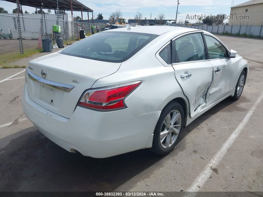 2015 Nissan Altima 2.5 Sl White vin: 1N4AL3APXFC133368