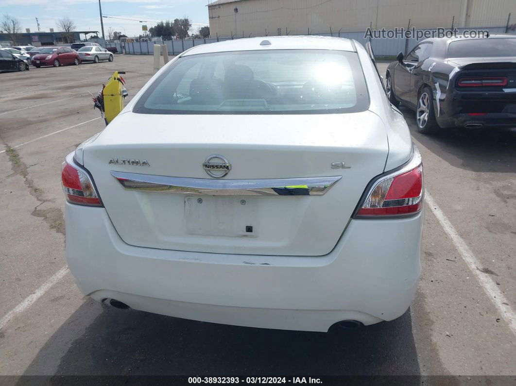 2015 Nissan Altima 2.5 Sl White vin: 1N4AL3APXFC133368