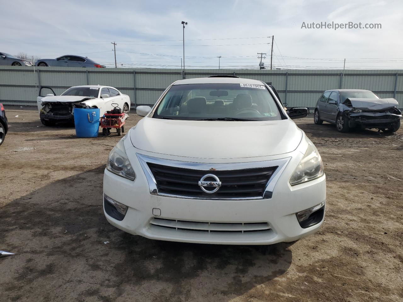 2015 Nissan Altima 2.5 White vin: 1N4AL3APXFC178679